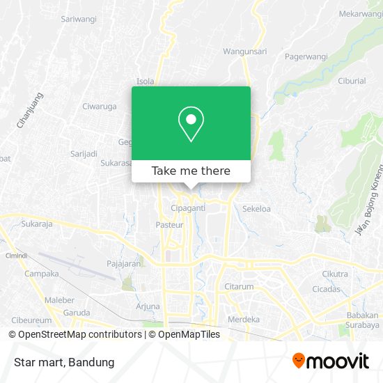 Star mart map