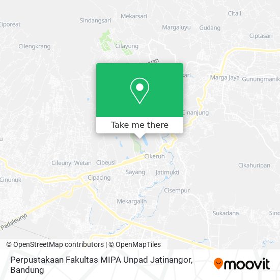 Perpustakaan Fakultas MIPA Unpad Jatinangor map