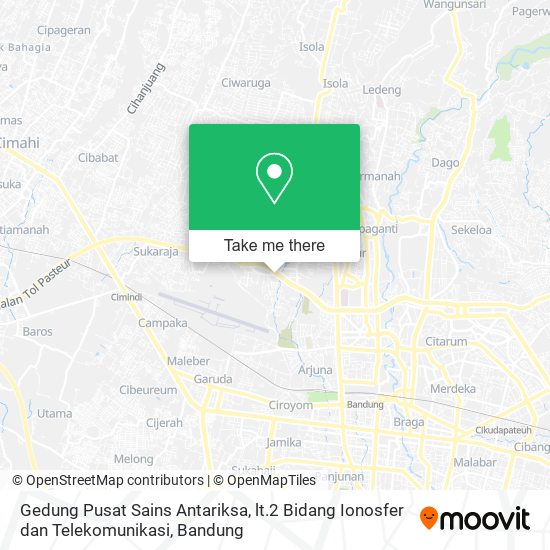 Gedung Pusat Sains Antariksa, lt.2 Bidang Ionosfer dan Telekomunikasi map