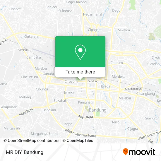 MR DIY map