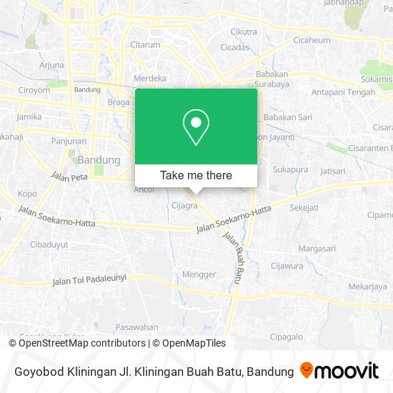Goyobod Kliningan Jl. Kliningan Buah Batu map
