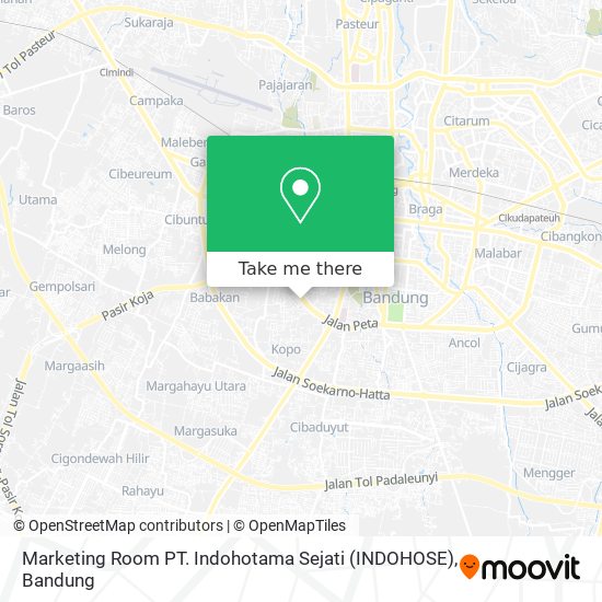Marketing Room PT. Indohotama Sejati (INDOHOSE) map