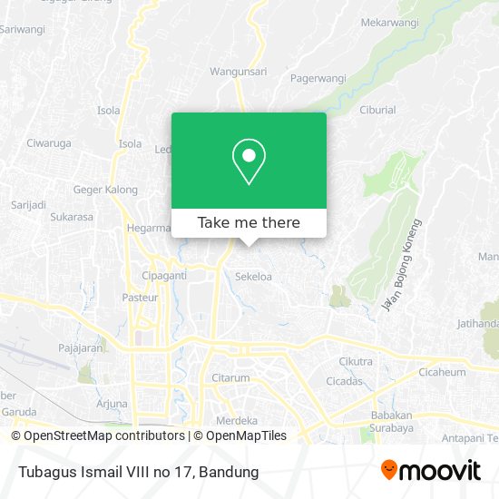 Tubagus Ismail VIII no 17 map