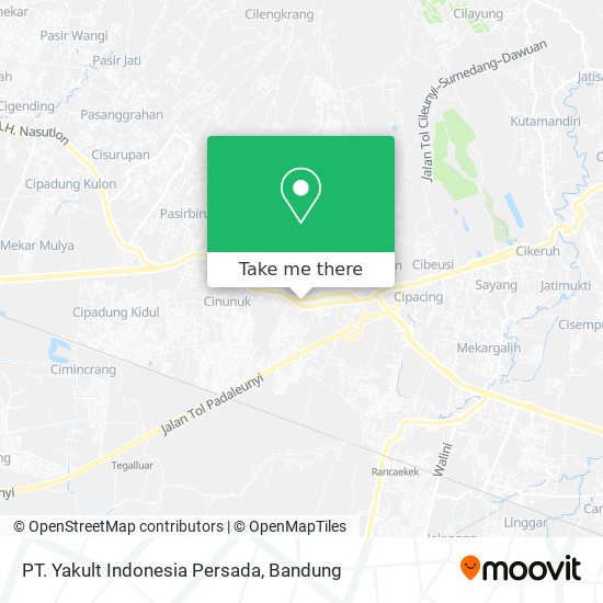 PT. Yakult Indonesia Persada map