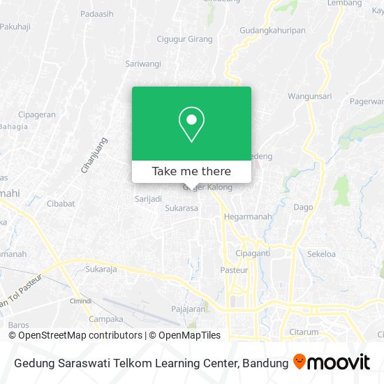 Gedung Saraswati Telkom Learning Center map