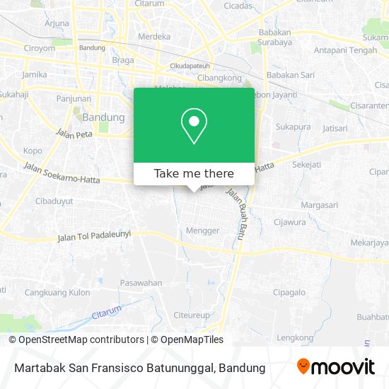 Martabak San Fransisco Batununggal map