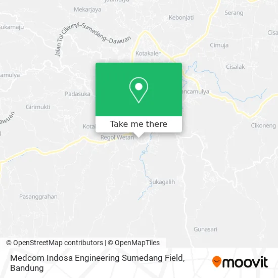 Medcom Indosa Engineering Sumedang Field map