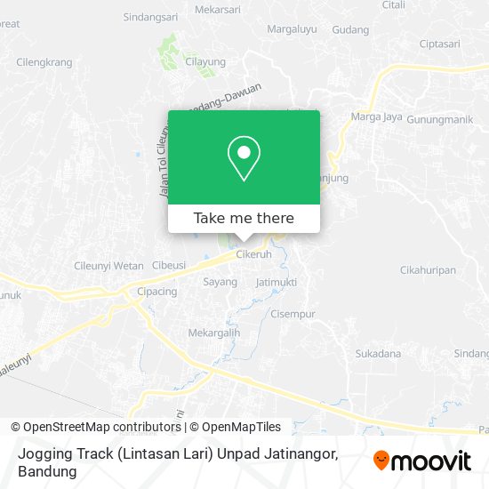 Jogging Track (Lintasan Lari) Unpad Jatinangor map