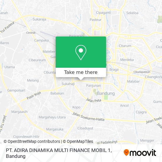 PT. ADIRA DINAMIKA MULTI FINANCE MOBIL 1 map