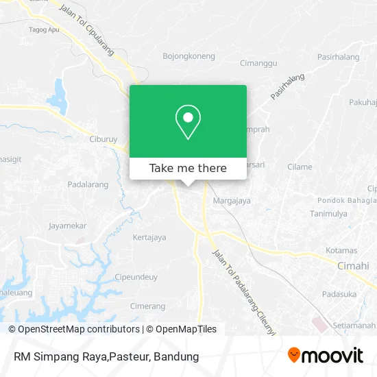 RM Simpang Raya,Pasteur map