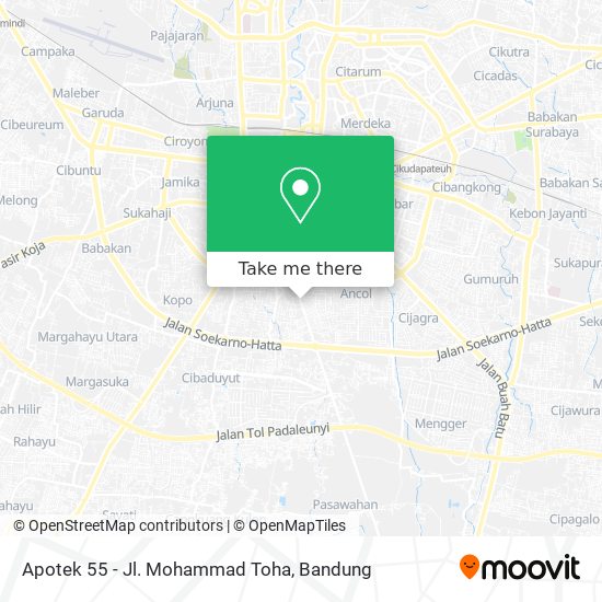 Apotek 55 - Jl. Mohammad Toha map