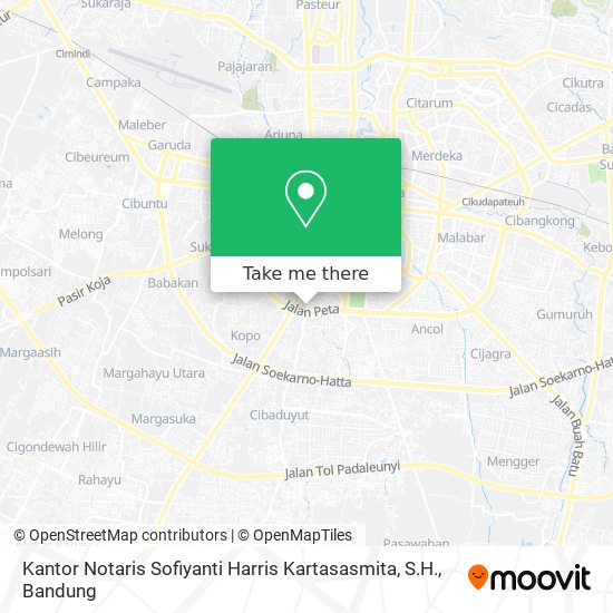 Kantor Notaris Sofiyanti Harris Kartasasmita, S.H. map
