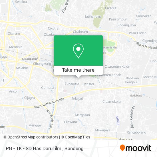 PG - TK - SD Has Darul ilmi map