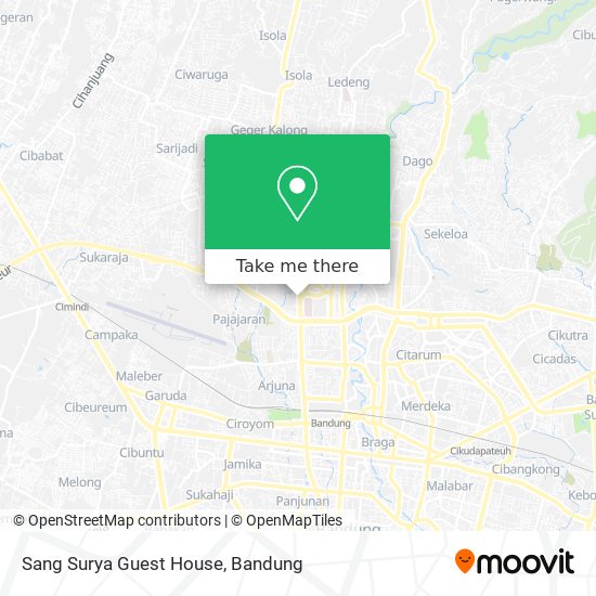 Sang Surya Guest House map