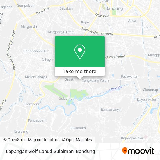 Lapangan Golf Lanud Sulaiman map