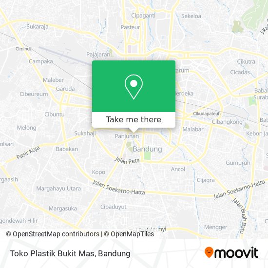 Toko Plastik Bukit Mas map