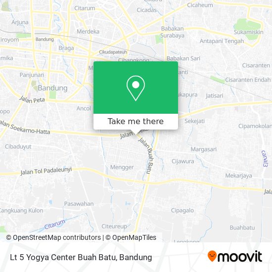 Lt 5 Yogya Center Buah Batu map