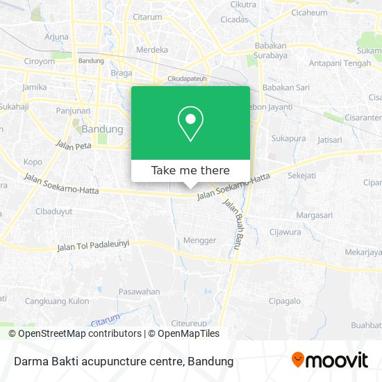 Darma Bakti acupuncture centre map