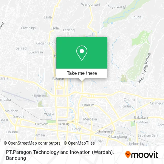 PT.Paragon Technology and Inovation (Wardah) map