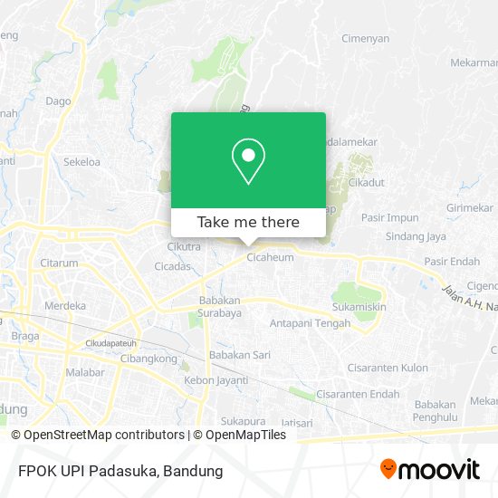 FPOK UPI Padasuka map