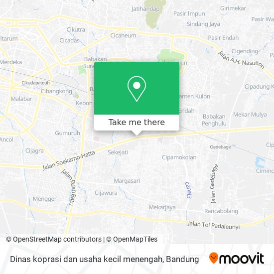 Dinas koprasi dan usaha kecil menengah map