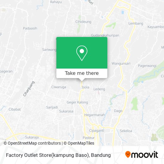 Factory Outlet Store(kampung Baso) map