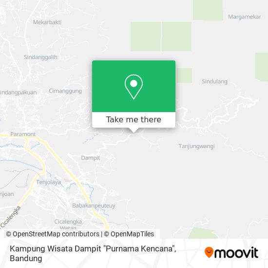 Kampung Wisata Dampit "Purnama Kencana" map