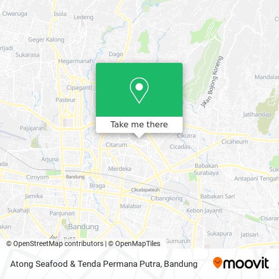 Atong Seafood & Tenda Permana Putra map