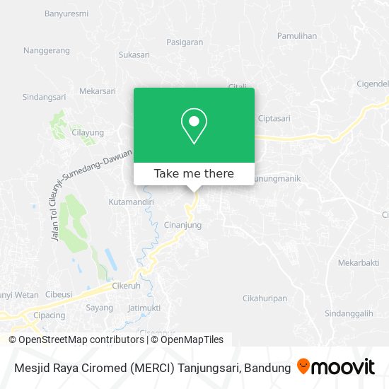 Mesjid Raya Ciromed (MERCI) Tanjungsari map