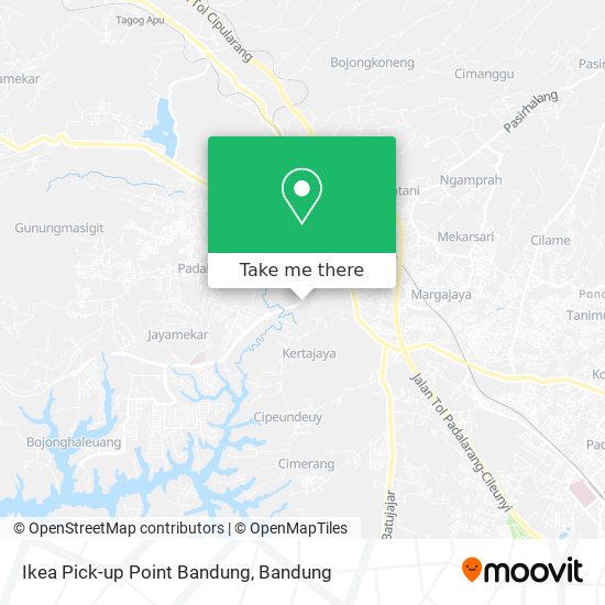 Ikea Pick-up Point Bandung map