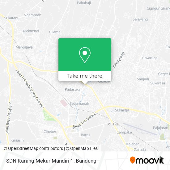 SDN Karang Mekar Mandiri 1 map