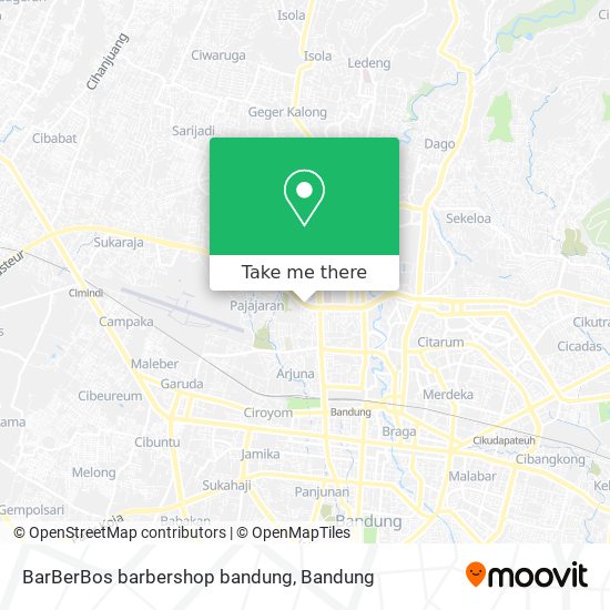 BarBerBos barbershop bandung map