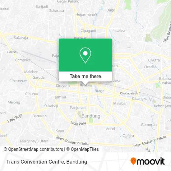 Trans Convention Centre map