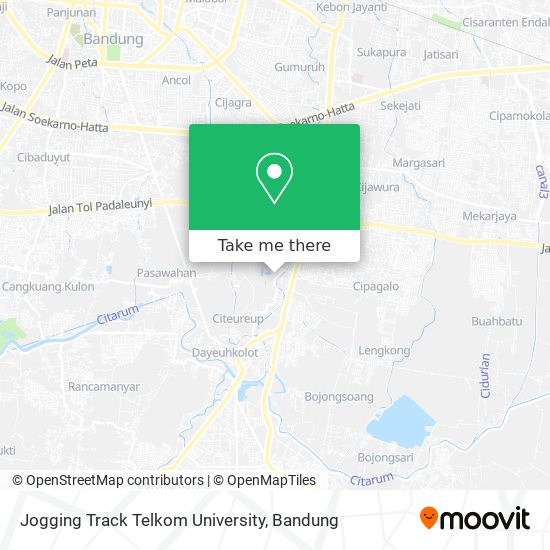 Jogging Track Telkom University map