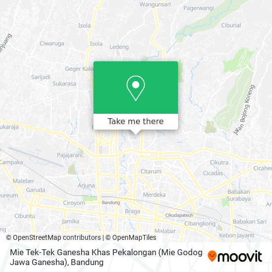 Mie Tek-Tek Ganesha Khas Pekalongan (Mie Godog Jawa Ganesha) map