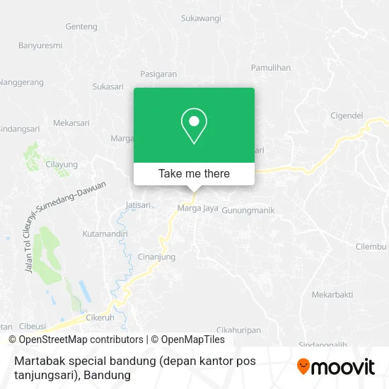 Martabak special bandung (depan kantor pos tanjungsari) map