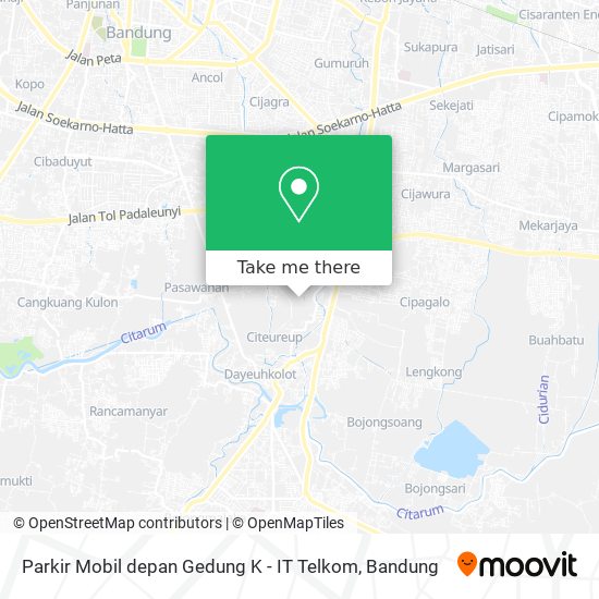 Parkir Mobil depan Gedung K - IT Telkom map