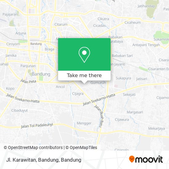 Jl. Karawitan, Bandung map