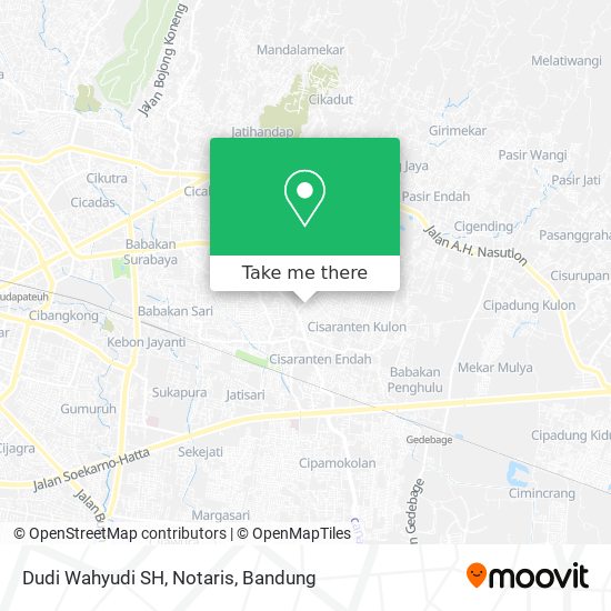 Dudi Wahyudi SH, Notaris map
