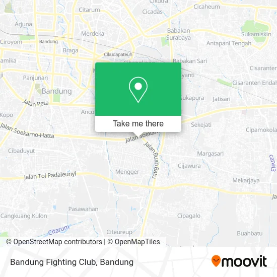 Bandung Fighting Club map