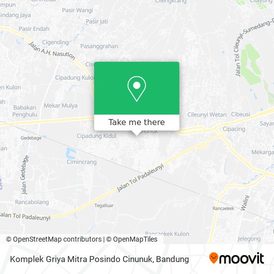 Komplek Griya Mitra Posindo Cinunuk map
