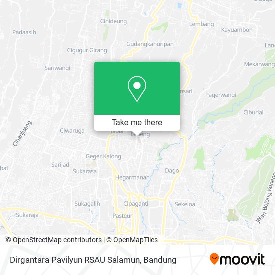 Dirgantara Pavilyun RSAU Salamun map