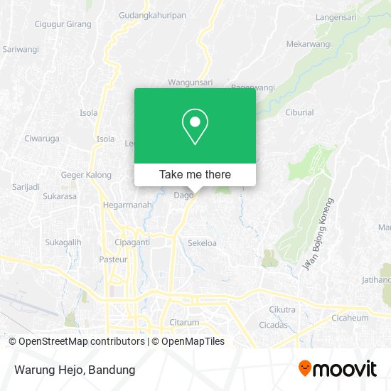 Warung Hejo map