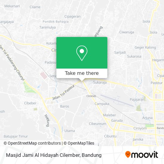 Masjid Jami Al Hidayah Cilember map