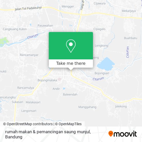 rumah makan & pemancingan saung munjul map