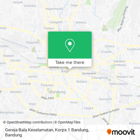 Gereja Bala Keselamatan, Korps 1 Bandung map
