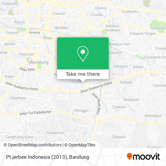 Pt.jerbee Indonesia (2013) map