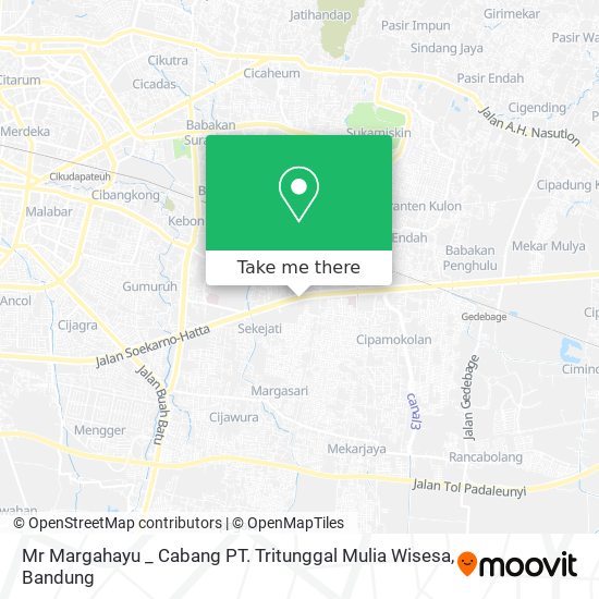 Mr Margahayu _ Cabang PT. Tritunggal Mulia Wisesa map