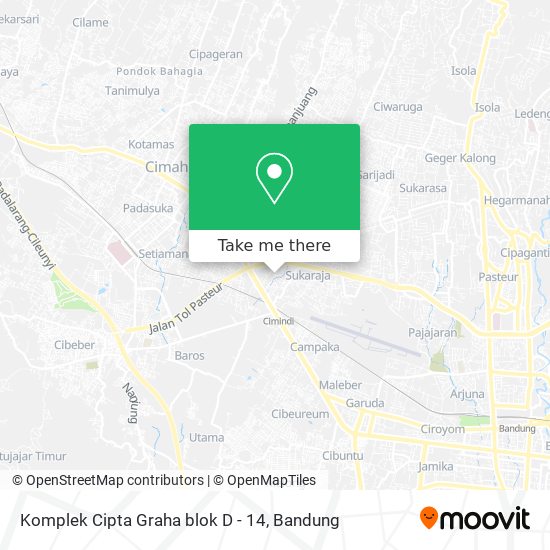 Komplek Cipta Graha blok D - 14 map
