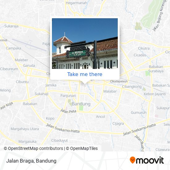 Jalan Braga map